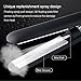 Huachi Steam Hair Straightener Flat Iron Ceramic Tourmaline Plates, Salon Hair Iron Dual Voltage Travel 2 in 1 Straightening Iron with Adjustable Temperature, 1- inch, Black
