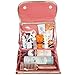 Lily England Makeup Bag Organizer - Large Wash Bag with Compartments for Women, Rose Gold