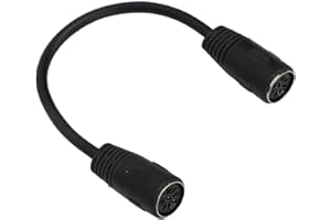 Yosoo 8Pin Adapter, Multimedia 4 Pin Din 8Pin Female to Female Adapter 0.66ft PVC Pure Copper Core Flexible Din Sound Cable 8