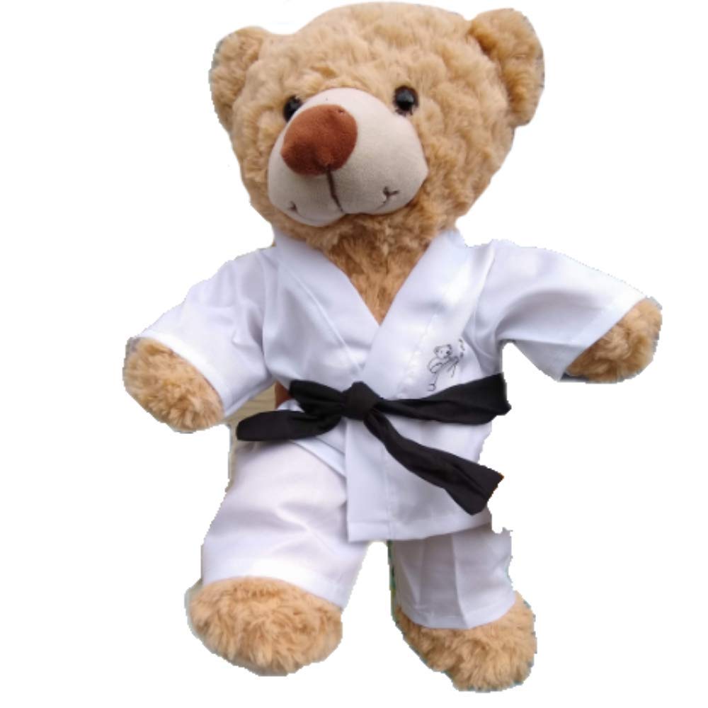 16"/40cm Karate Outfit with Black Belt - Teddy Bear Clothes - 16"/40cm - BEAR NOT INCLUDED - fits Build a Bear teddies