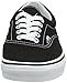 Vans 0EWZBLK Unisex Era Canvas Skate Shoes, Black, 9 M US Women / 7.5 M US Men                                                      