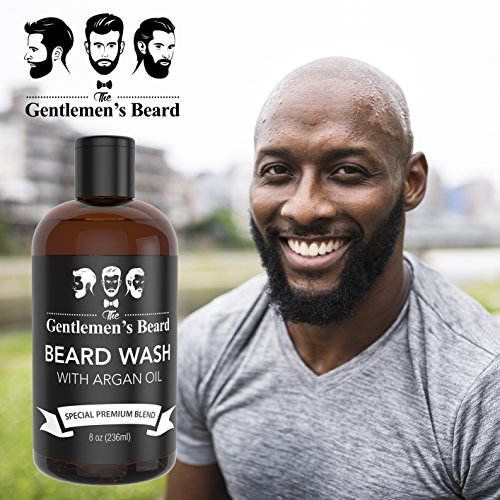 image for The Gentlemen's Beard Beard Wash with Argan Oil - Beard Shampoo & Soft