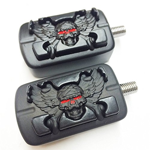 HTT Group Motorcycle Black Aluminum Heel/Toe Shift Levers with Zombie Shifter Pegs For Harley Davidson Tour Glide 1988 and later - Thumbnail 6
