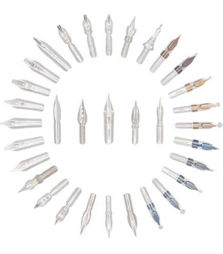 Midori MD Dip Pen – Penna A Pennino Con Asta In Resina Mapuka, Punta Media M, Per Calligrafia