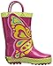 Western Chief Kids Butterfly Star Rain Boot (Infant/Toddler/Little Kid),Pink,13 M US Little Kid