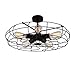 Industrial Vintage Semi Flush Mounted Ceiling Light - LITFAD 21