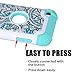 iPod 4 Case, iPod Touch 4 Case, MagicSky [Shock Absorption] Studded Rhinestone Bling Hybrid Dual Layer Armor Defender Protective Case Cover For iPod Touch 4th Generation - Flower2