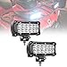 TURBOSII Pair 6.5 Inch Led Work Light Bar 36w Driving Spot Beam Fog Lights for Chevrolet Dodge Ford GMC Jeep Toyota Polaris RZR Ranger ATV UTV Can Am Maverick Boat SUV Front Bumper Grill Mount