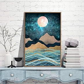 Framed Canvas Wall Art for Living Room,...