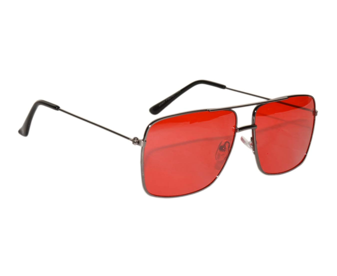 square red sunglasses