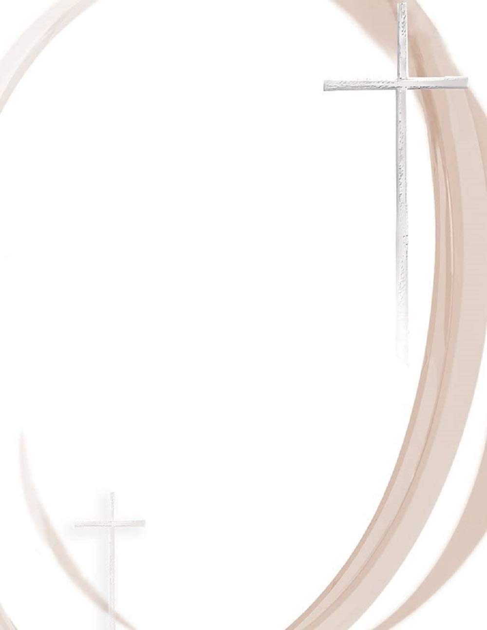 Great Papers! Swirls & Cross Letterhead, 80 Count, 8.5"x11" (2013196)