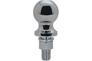 Quick Products QP-HB3007 2" Chrome Hitch Ball - 3/4" Diameter x 2" Long Shank - 3,500 lbs.
