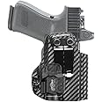 kydex IWB Holster for Glock 19 25 32 23 45 Mos Gen 3 4 5 with Streamlight Tactical Flashlight TLR-8 TLR-8G TLR-8A 500 Lumen Mounted Optics RMR Cut