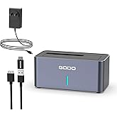 GODO SAS/SATA Hard Drive Docking Station Adapter, 2.5/3.5 inch USB 3.0 External SAS Enclosure, HDD SSD Converter with 12V/2.5A Power Adapter 20TB 10Gbps Tool Free…