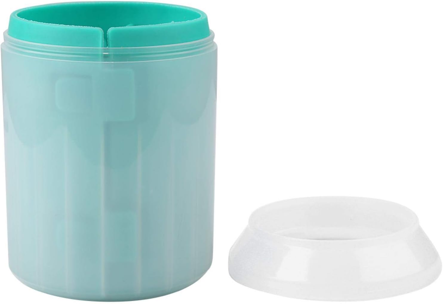 Oumefar Removable 360º Cleaning Cat Dog Cleaning Cup Pet Washing Cup Pet Dog Paw Cleaner Cup with Soft Silicone bristles for Small Breed Dog & Cat(green) - Image 5
