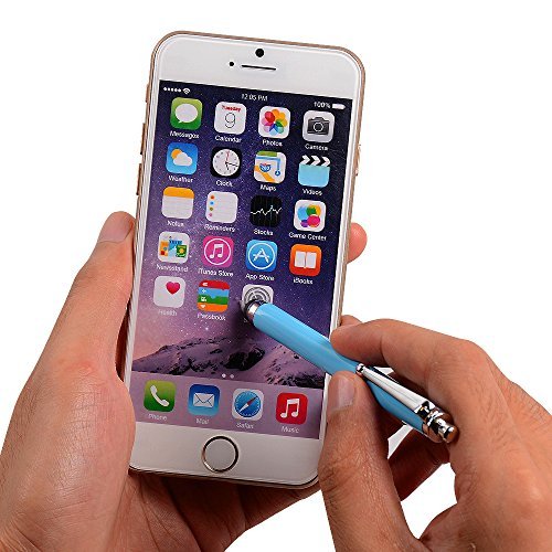 BlastCase Stylus Universal Touch Screen Pen for iPad 2, iPod, iPhone 4/4s/3GS/5/5s/6, Pack of 3 - Non-Retail Packaging - Multi - Thumbnail 5