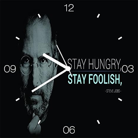 Buy Home Kitchen Steve Jobs Wall Clock Online At Low Prices In
