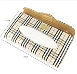 Car Sun Visor Tissue box Auto accessories holder Paper Napkin Clip- Faux Leather