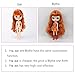 CUTEBEE 1/6 Blyth Style Factory BJD Doll,Custome-Made/Free Make-up Ball Jointed Dolls,Adorable 12 inch Doll Suitable for DIY Gifts and Hobby.(Orange)