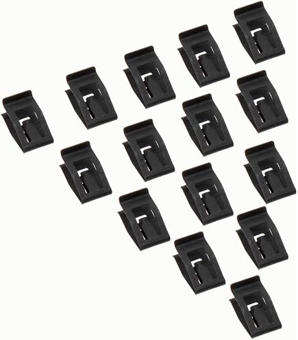 thumbnail image 2 of 15-Pack 6mm Black Trim Clips Fastener Retainer 128A - Universal For Car Door Panels 2 of 5