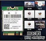Tsadeer WiFi Card 1200Mbps AC Bluetooth 4.0 for MacOS Hackintosh view 3