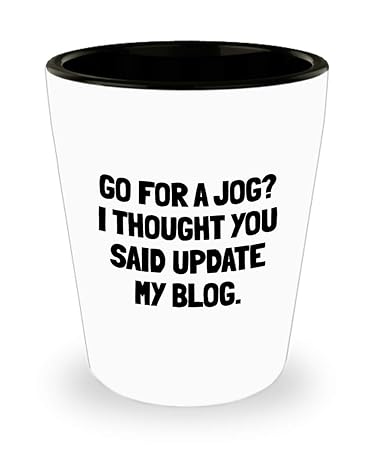 Amazoncom Funny Gift For Blogger Blogger Shot Glass - 
