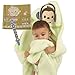 Premium Hooded Baby Bath Towel for Boys & Girls Set Ultra Soft Absorbent Cotton, Newborn & Toddler Wrap