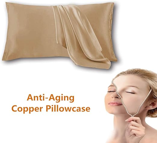 Amazon Com Copper Infused Pillowcase For Fine Lines Wrinkles