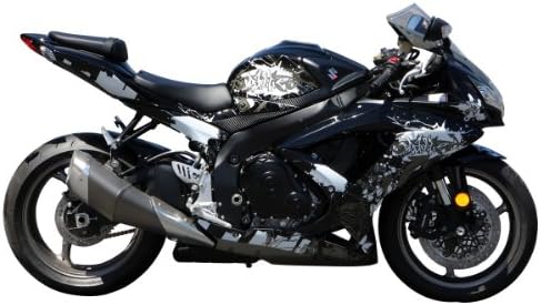 FLU Design F-60305 Black/White Graffiti Design for Suzuki