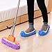 Dusting Mop Slippers, 5 Pairs Microfiber Sweeping Slippers House Floor Polishing Slippers Dusting Cleaning Foot Socks Shoes, Lanting
