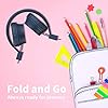 CCHKFEI-Kids-Headphones-Wired-Headphones-for-Kids-Adjustable-Headband-Stereo-Sound-Foldable-85dB-Safe-Volume-Limited-Childrens-Headphones-for-ChildrenTeensBoysGirls CCHKFEI Kids Headphones -Wired Headphones for Kids, Adjustable Headband Stereo Sound Foldable 85dB Safe Volume Limited…