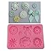 3D Jewelry Brooch Mold Bowknot Brooch Baking Mold for Wedding Birthday Party Cake Cupcake Decoration