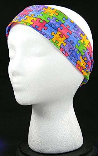Autism headwrap/headband (Handmade in the United States)