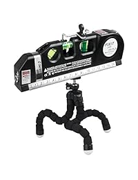 Sondiko   Cinta métrica estándar (8.2 ft) con trípode y abrazadera estilo pulpo