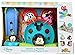 Mickey & Friends Go Grippers Cars Oball Design & Bounce Around Play Set & Colorful Foam Mat, Perfect for Your Little One's Playtime Adventure!, 2.1 lb