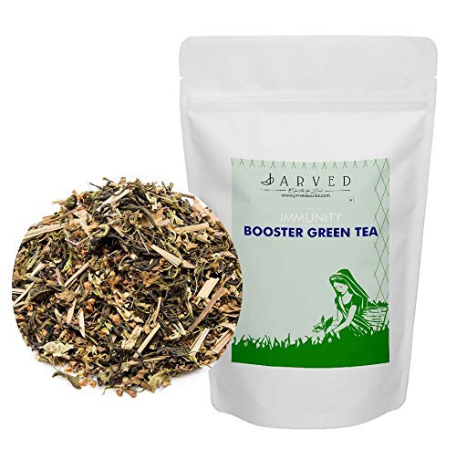 Jarved Immunity Booster Tea: Lemongrass, Tulsi and Green Tea.(50g, Makes 25 Cups) Special