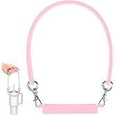 M METERXITY Water Bottle Handle, Silicone Portable Water Bottle Sling Carrier, Holder with Straps for Stanley Cup/Most Cup Accessories