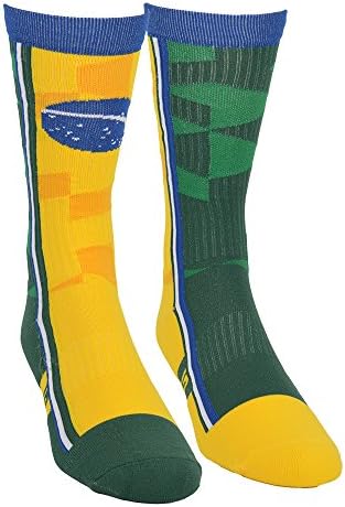Brazil Flag Performance Socks