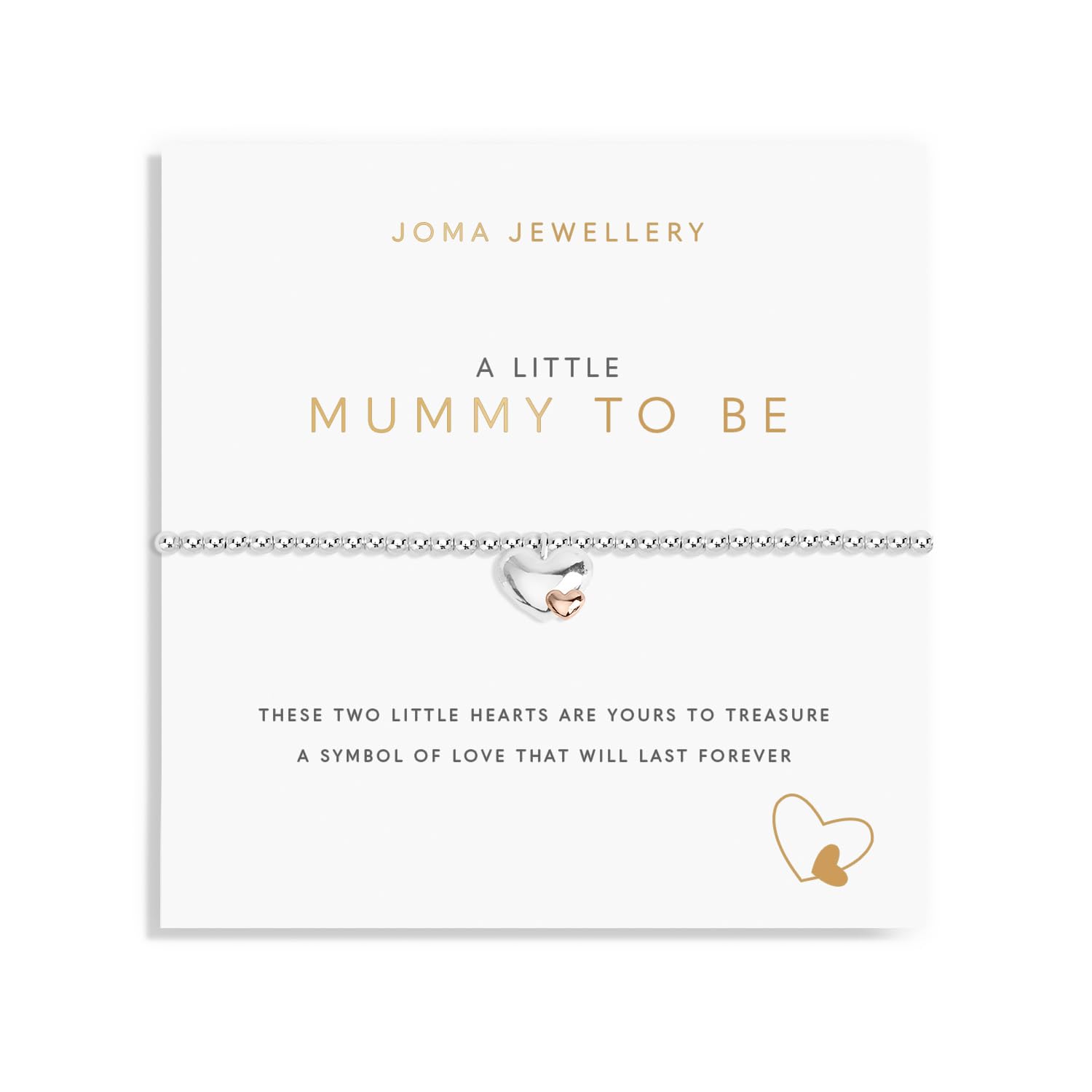 Joma Jewellery - A Little Mummy To Be - Rosegold Bracelet