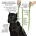 Wagtime Club Double Handle Dog Leash, 6ft Long Heavy Duty Dog Leash with Paded Traffic Handles for Extral Control and Training, Dual Handles Leads, Large Medium Small Dogs (Reflective Neon Green)