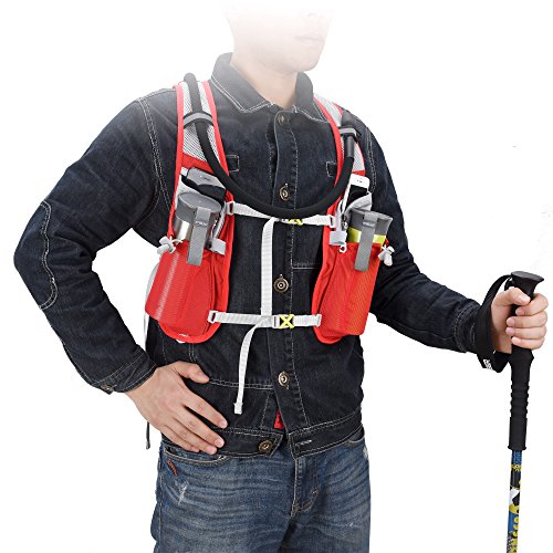 LANZON 2L Hydration Pack (NO Bladder), Marathon Running Vest, Hiking