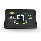 Mcezdy Ebike Display H6C, UART No. 2 Protocol, 24V-60V Colorful Cycling Computer with Charging Port for Mobile Devices, Ebike LCD Display to Enrich Cycling Journey