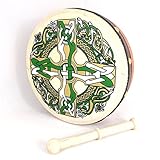 8" Bodhran Irlandais Croix Gaélique