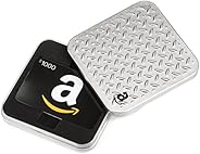 Amazon.com Gift Card in a Diamond Plate Tin (Classic Black Card Design)