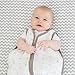 Muslin Baby Sleeping Bag Wearable Blanket Sack for Sleep Medium 6-12 Months Grey