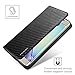 For Samsung Galaxy J5 2017 Case,L-FADNUT Premium Carbon Fiber Lines Flip PU Leather Case,Magnetic Closure with Stand Wallet Card Slot Protective Bumper Silicone Cover Black