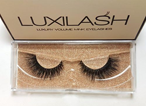 LUXILASH RIRI Amazing Double Layered 3D Mink Lashes - Reusable 25 Times 100% Cruelty Free Real Siberian Mink Luxury Strip Natural False Eyelashes by LUXILASH