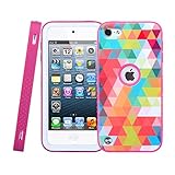 iPod Touch 5, Case, iPod Touch 5th generation Case - NageBee - Premium Heavy Duty Defender Protector with Stand Hard Case for Apple iPod Touch 5 5th Generation (Verge Hybrid Kaleidoscope)