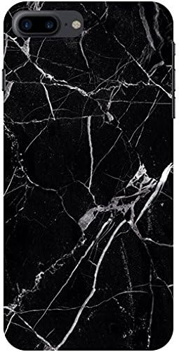 Pattern Creations pcbAI8P-1021 Marble Pattern Printed Back Cover for Apple iPhone 8 Plus (Black)