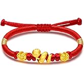 Eymi Handmade Braided Red String Bracelets for Women Chinese Zodiac Animal Sign Lucky Snake Charm Bracelet Year of Snake Jewelry Spring Festival Gift